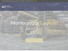 Tablet Screenshot of montacargaslaraza.com.mx